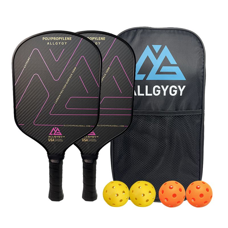 3K Carbon Fiber Pickleball နှင့် Paddle Set